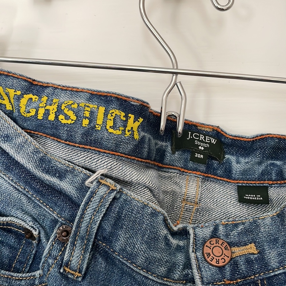 Light Wash Matchstick Jeans - JCrew - size 30R - Picture 4 of 4